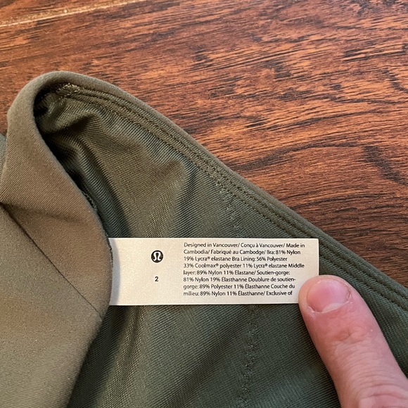 1. Lululemon Nulu Wrap-Front Longline Bra *Light Support, A/B Cup - Picture 3 of 6